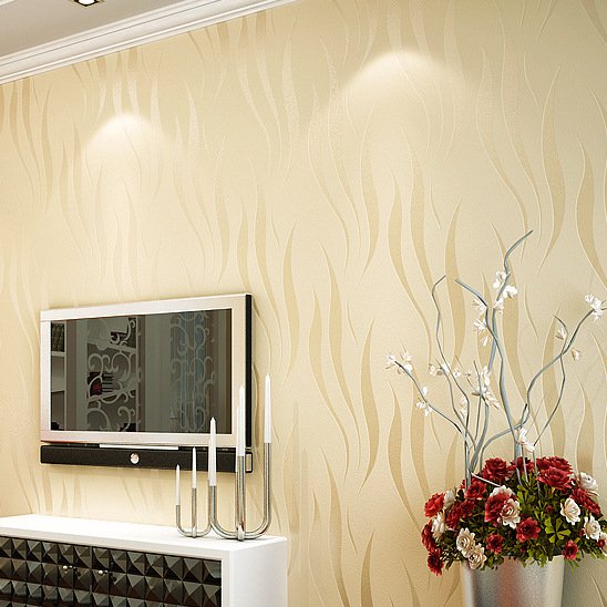 European Modern And Simple 3D Thickened Relief Self-adhesive Three-layers Non-woven Fabric Wallpaper Roll