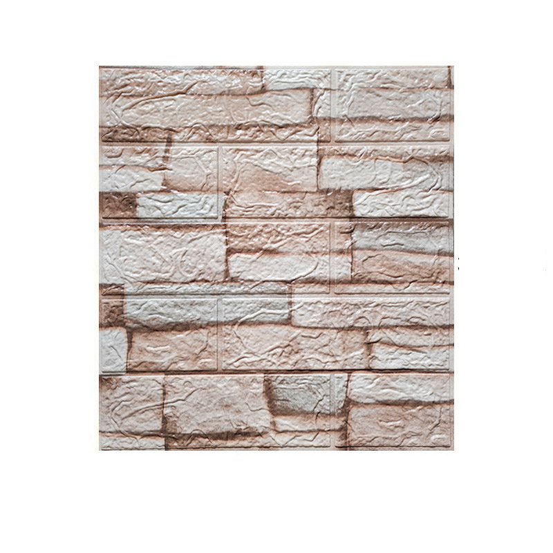 Cabinets 3D Brick Backdrop Faux Brick Peel and Stick Wallpaper Contact Paper Textured Vintage Removable Self-Adhesive Wallpaper