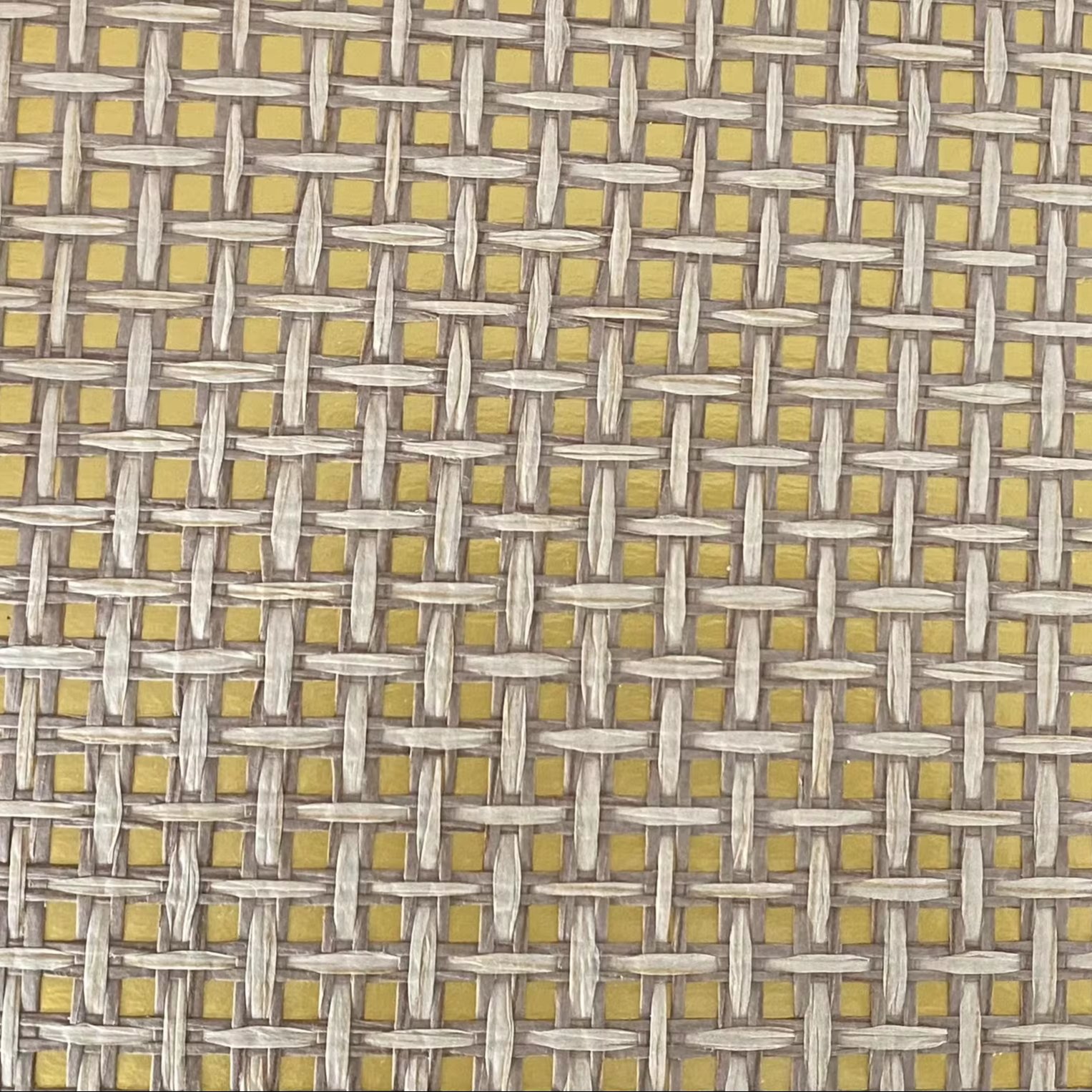 Natural style paper waving with gold foil background grasscloth sticker high quality wallpaper rolls hotel decor