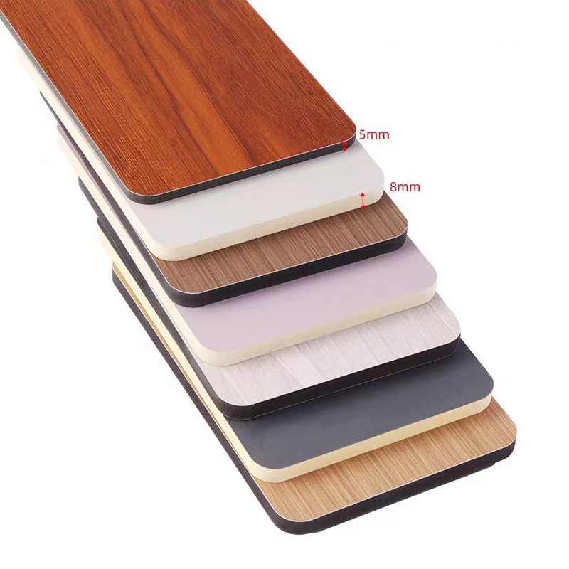 8mm environmentally friendly and scratch resistant bamboo wood veneer wall panel