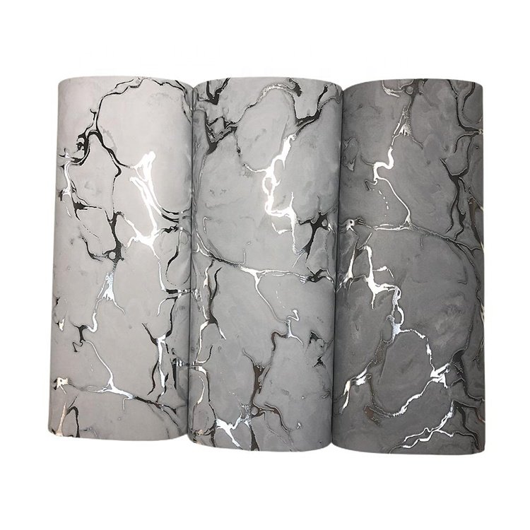 2022 guangzhou ihouse modern Wallpaper 3d golden foil Vinyl Wallpaper Roll Luxury Style Wallpaper