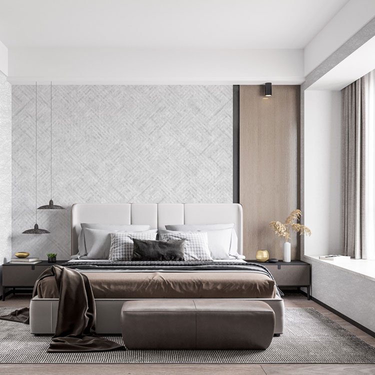NEW Hot Sale Custom Vinyl PVC Wallpaper rolls living bedroom Modern Minimalism wall paper Wall decals for bedroom