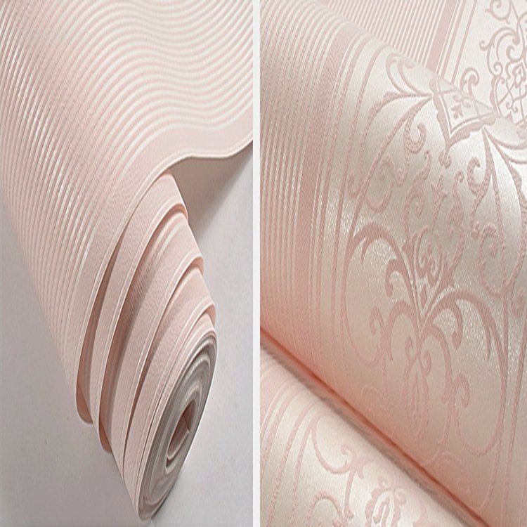 Non-woven fabric decoration living room dining room wallpaper 3d striped European wallpaper