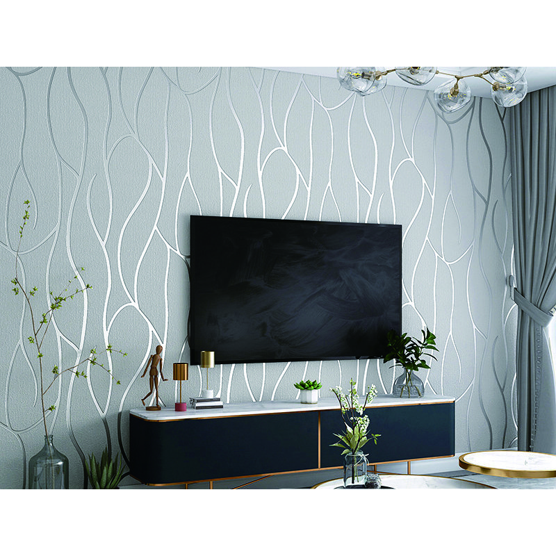 3D velvet fabric peel and stick wallpaper household wall stickers bedroom living room self-adhesive TV background wall paper