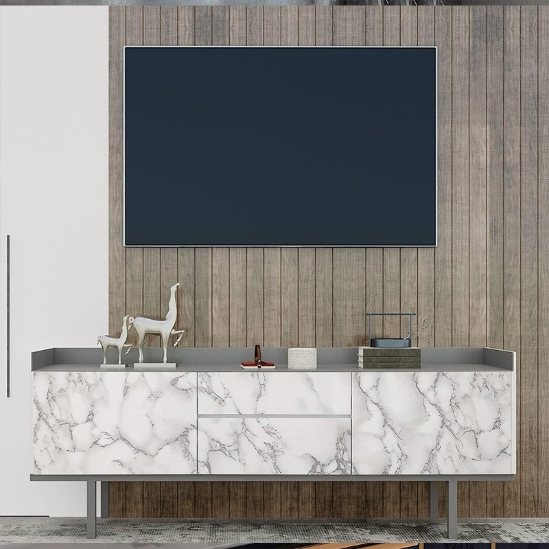 Removable 3D marble sticker self adhesive wall contact paper waterproof peel and stick countertop wallpaper roll for kitchen