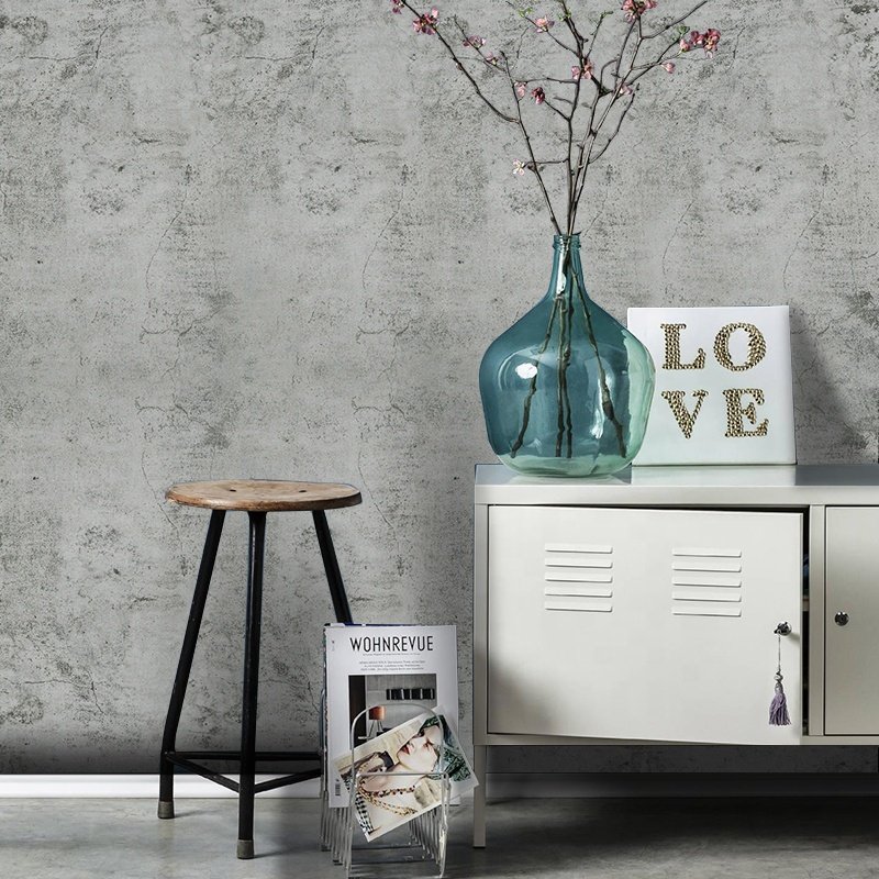 wall foam sticker Industrial style tile selfadhesive wallpaper sticker home decoration waterproof 3d wallpaper rolls