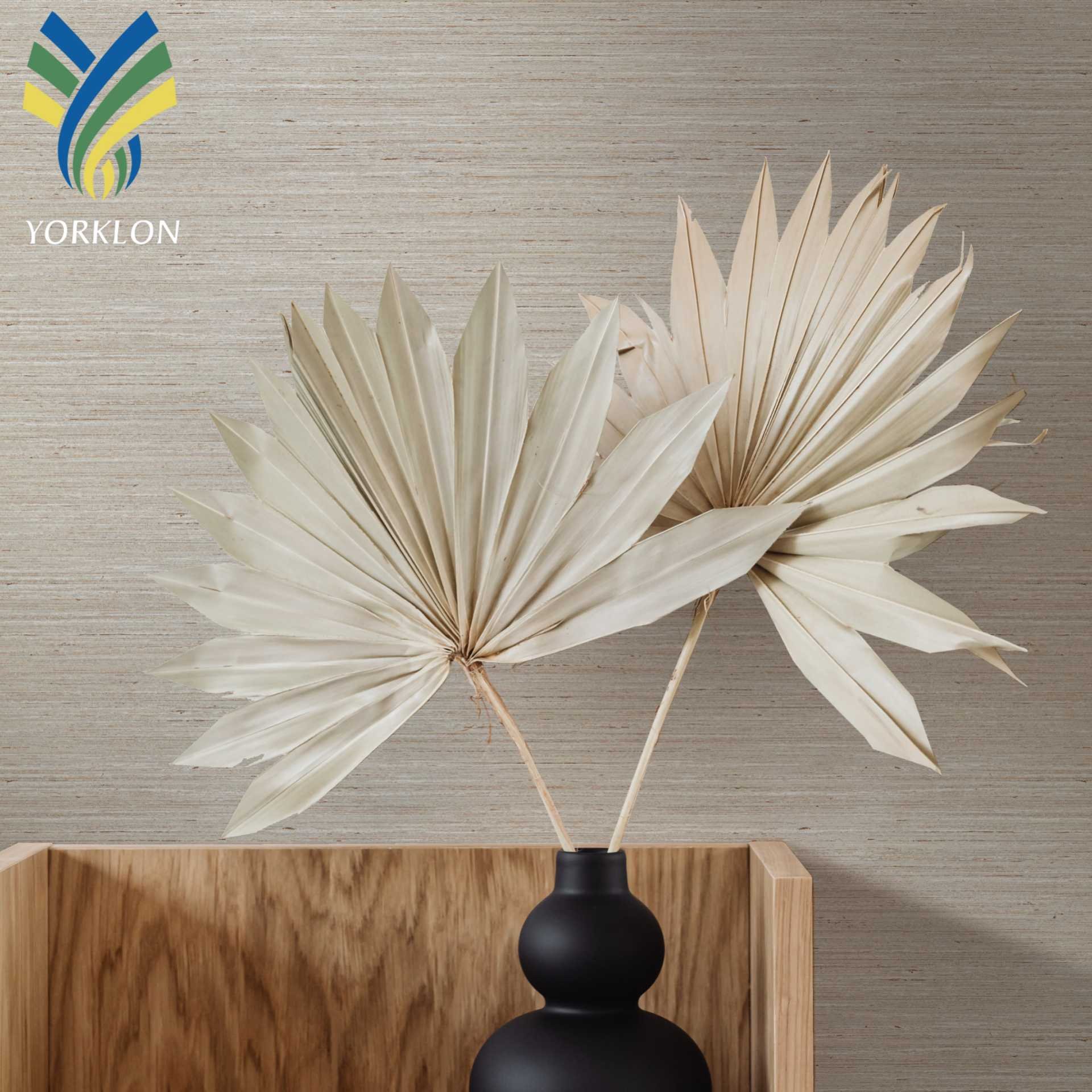 MONROE - 2024 New Fireproof Natural Textured Fabric Backed PVC Vinyl Interior Wallpaper Wall covering For Hotel