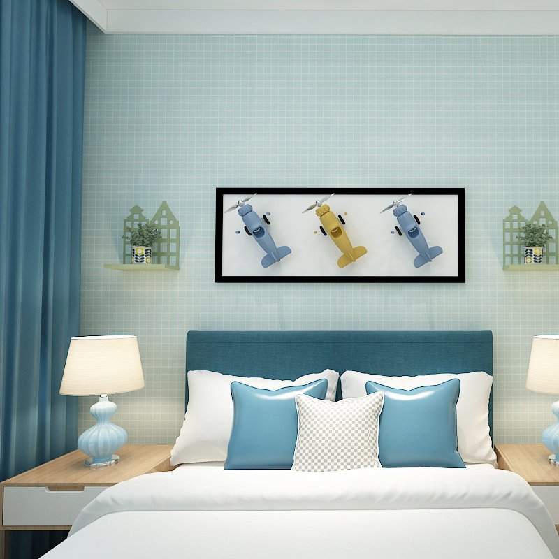 Modern Wallpaper Peel and Stick Wallpaper lattice color Contact Paper Self Adhesive Removable Wallpaper for Bedroom
