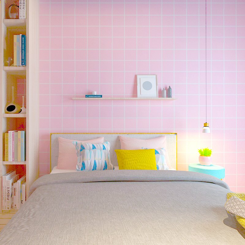 Modern Wallpaper Peel and Stick Wallpaper lattice color Contact Paper Self Adhesive Removable Wallpaper for Bedroom