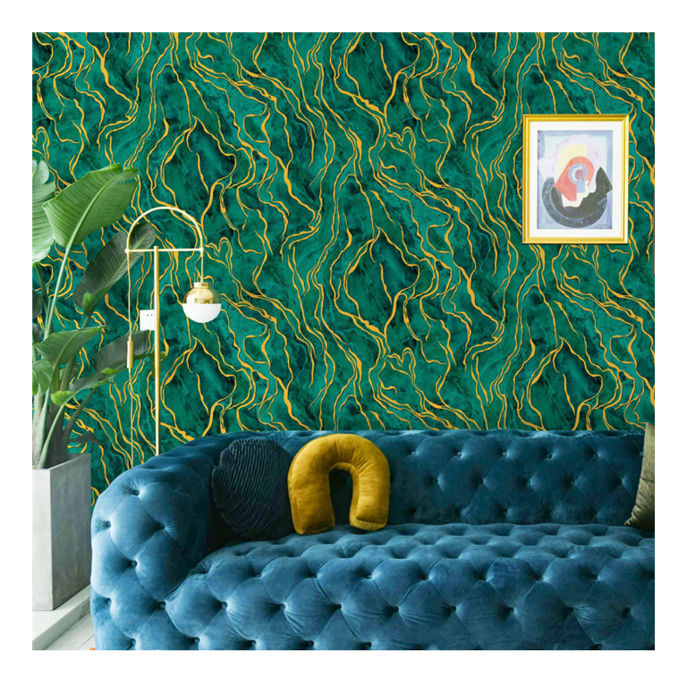 Factory Price PVC Wall Paper 3D Waterproof Vinyl Wallpaper Modern Design Luxury Wallpaper for Home Decoration