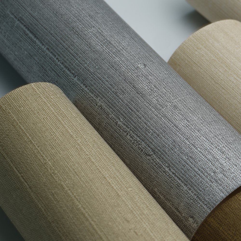 Popular Wholesale Minimalist decoration wall paper functional modern vinyl fabric wallpaper for bedroom decor office projects