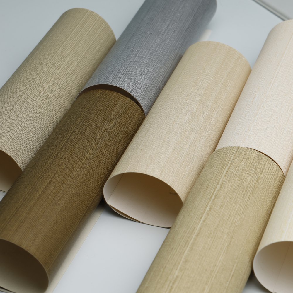 Popular Wholesale Minimalist decoration wall paper functional modern vinyl fabric wallpaper for bedroom decor office projects