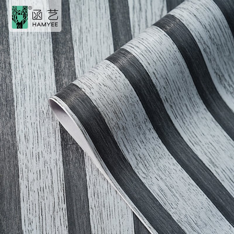Waterproof self adhesive wood look room vinyl pvc wallpaper wall sticker for home wall decor
