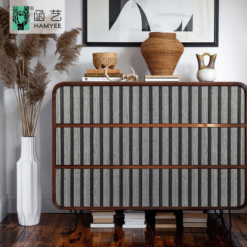Waterproof self adhesive wood look room vinyl pvc wallpaper wall sticker for home wall decor