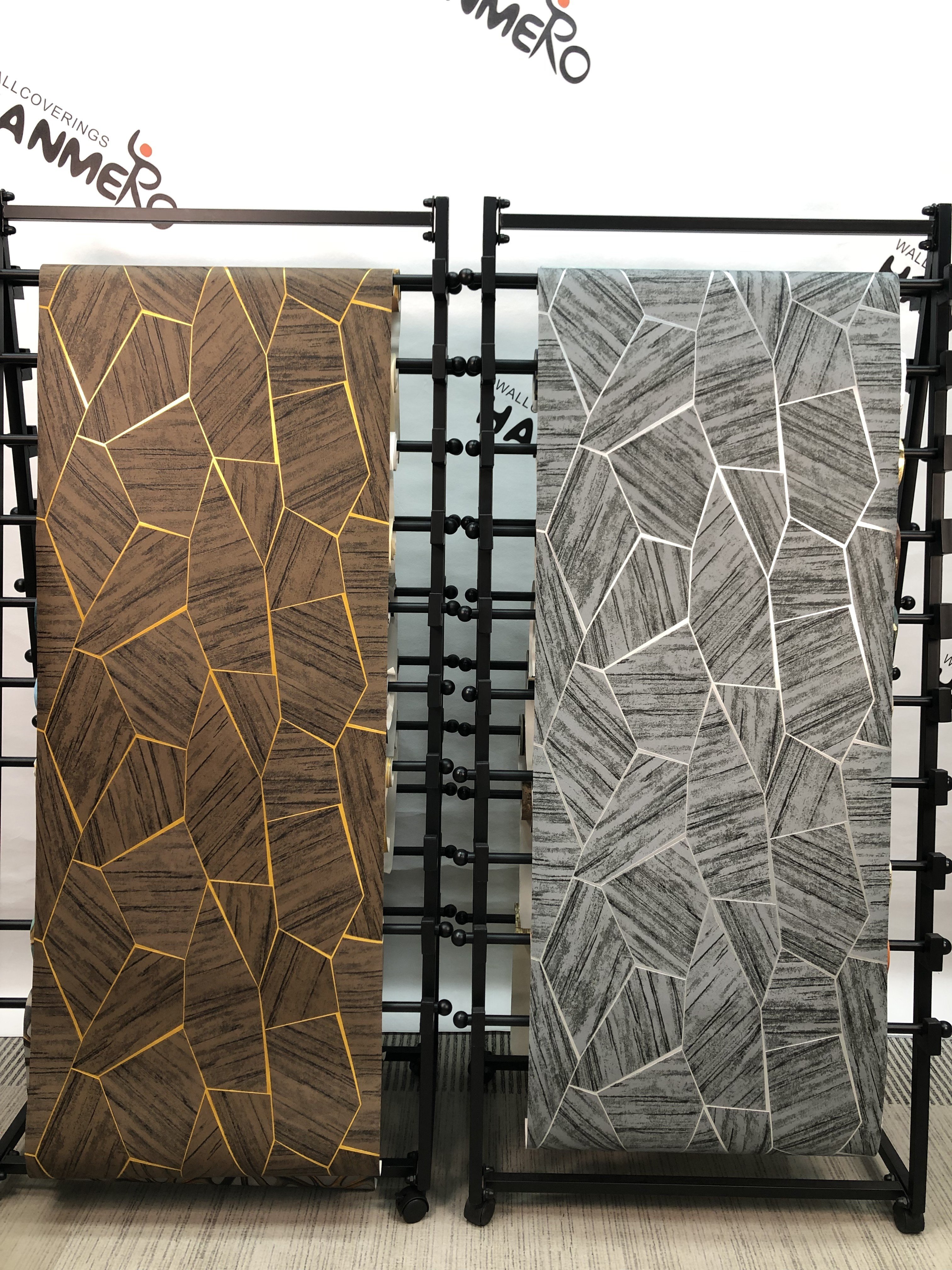 Best Quality Popular New Modern Design Wall Paper Metallic PVC Wallpaper for factory price