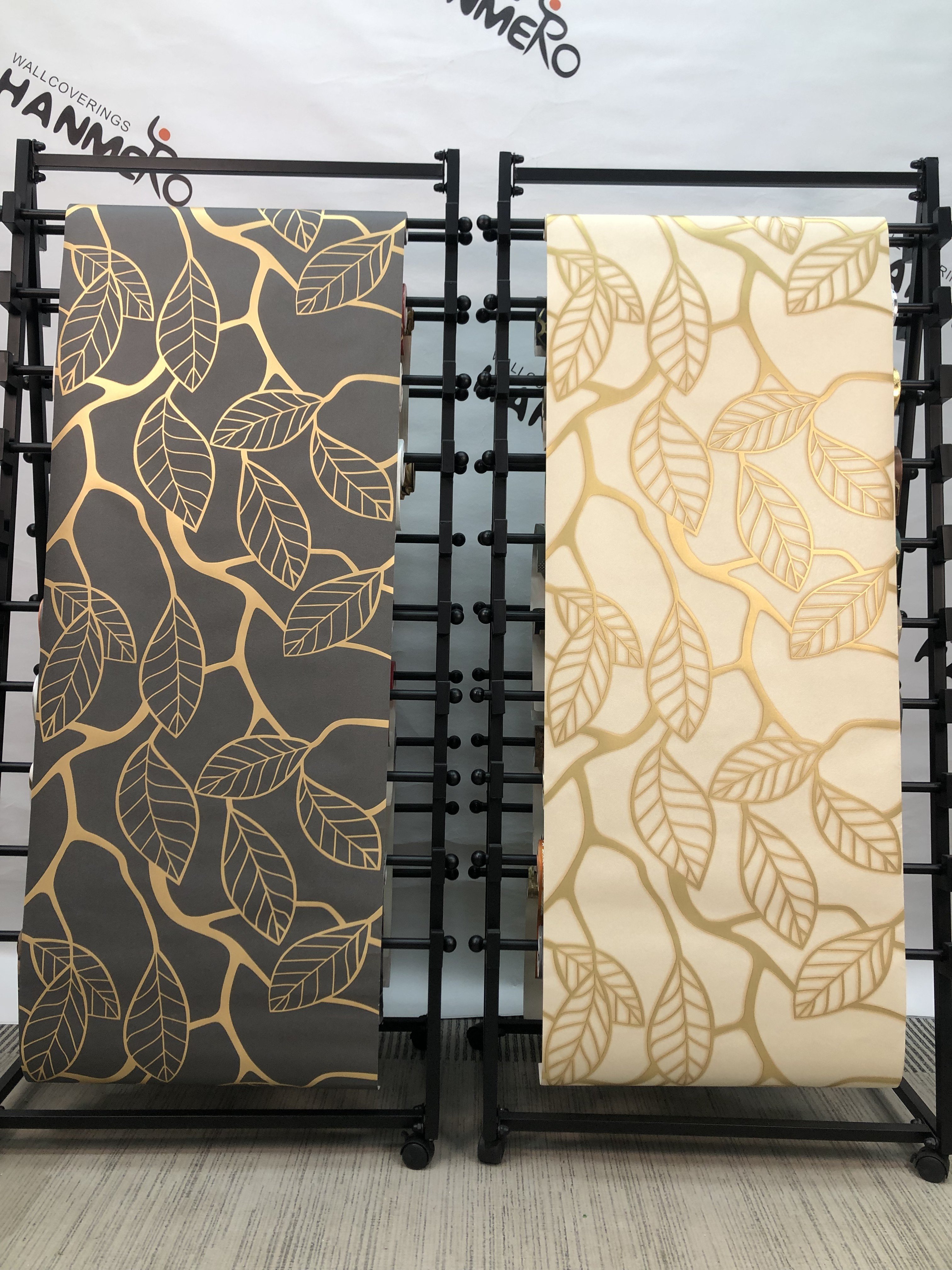 Best Quality Popular New Modern Design Wall Paper Metallic PVC Wallpaper for factory price