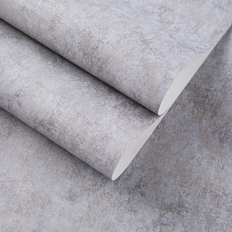 Minimalist Nordic style light gray ice cracked wallpaper for bedrooms living rooms hotels solid color personalized wallpaper