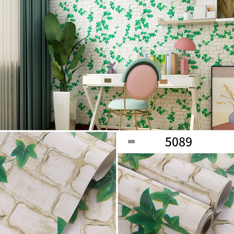 Black red white color brick wallpaper Peel off 3d brick wall paper sticker retro brick wall paper wall covering