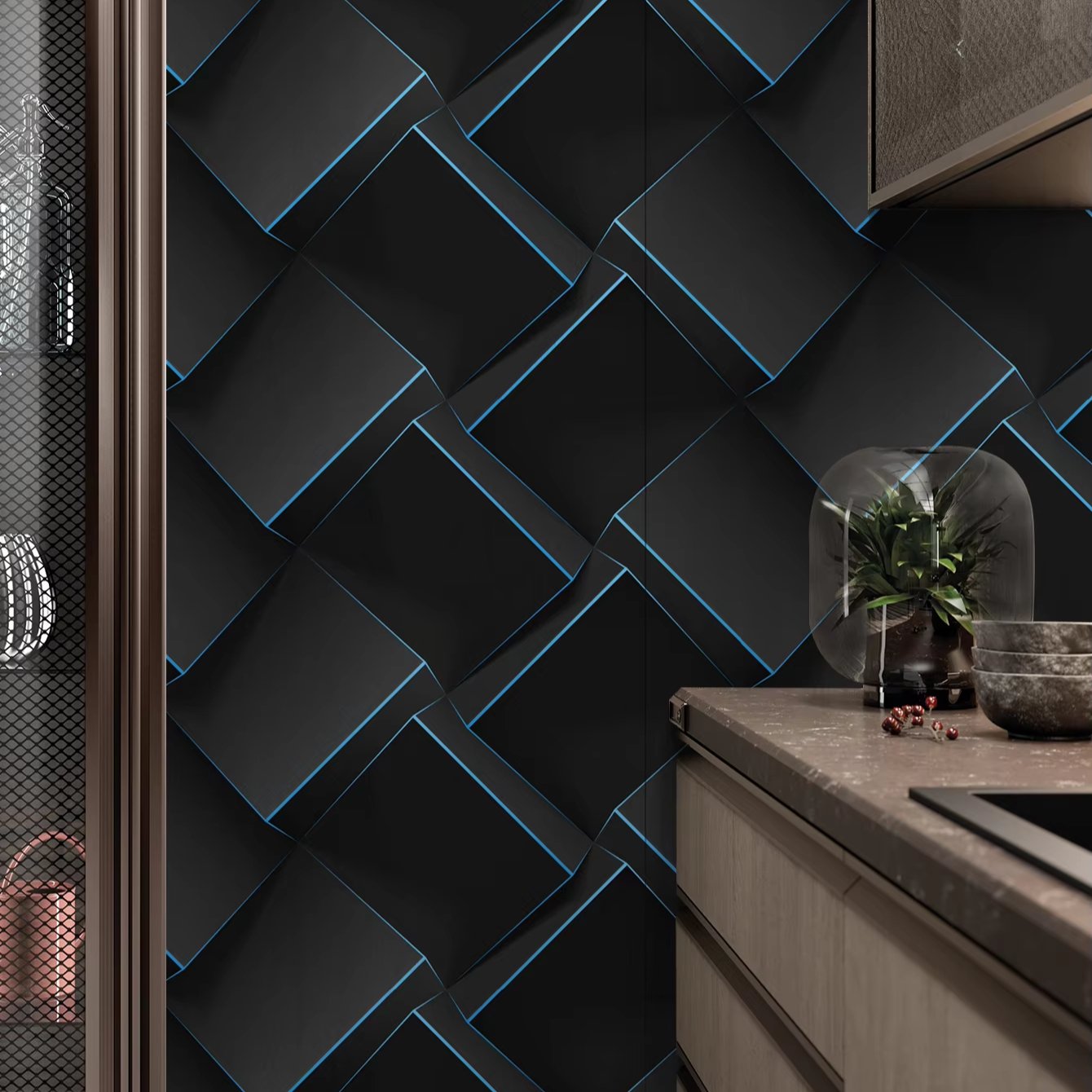 Wood Grain Print Pvc Wall Paper Roll,Peel And Stick Easy To Clean Contact Paper,Furniture Refurbishment Wallpaper