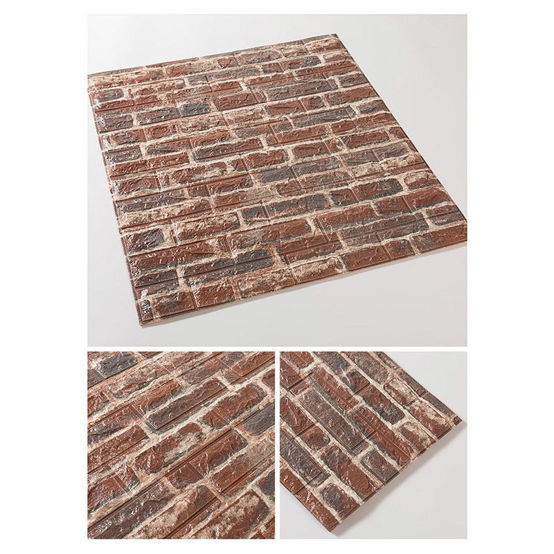 Wholesale self-adhesive culture brick wall stickers wallpaper, dining room bedroom living room anti-collision wallpaper
