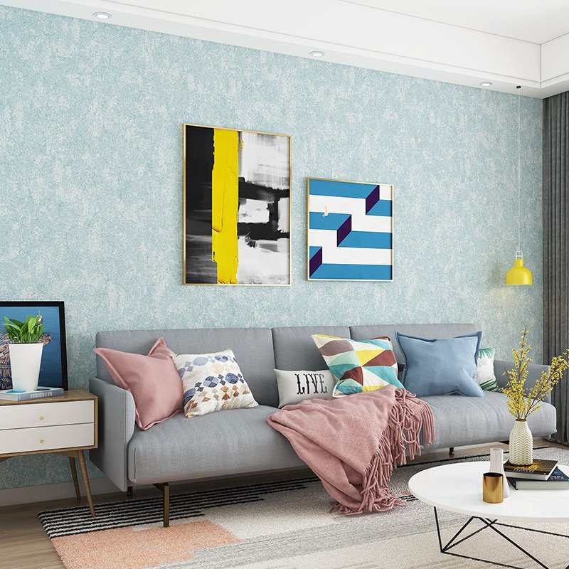 New Non Woven Embossing High Quality Wallpaper Luxury Damask Design