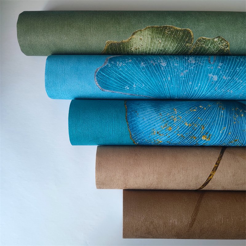 Wallpaper Leaves Peel And Stick Decorative Wallpaper Luxury Gold Wallpaper Environmental Protection