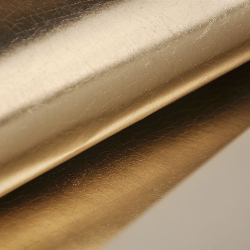 MYWIND Handmade Gold Foil Wallcoverings Metallic Luxury Champagne Golden leaf Wallpaper