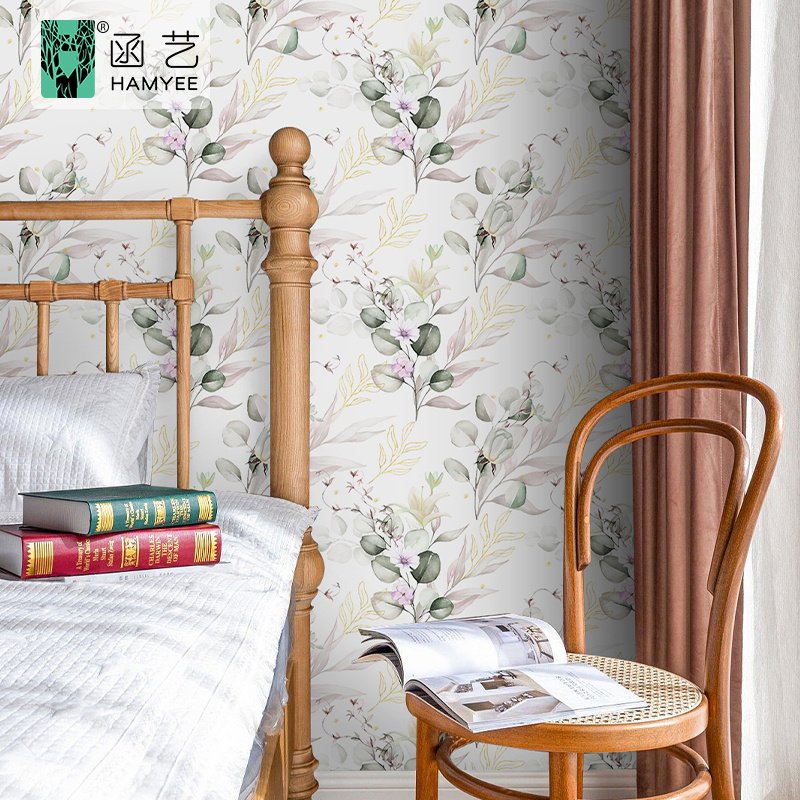 High quality custom 3d wallpaper mural 3d floral design wallpaper for living room
