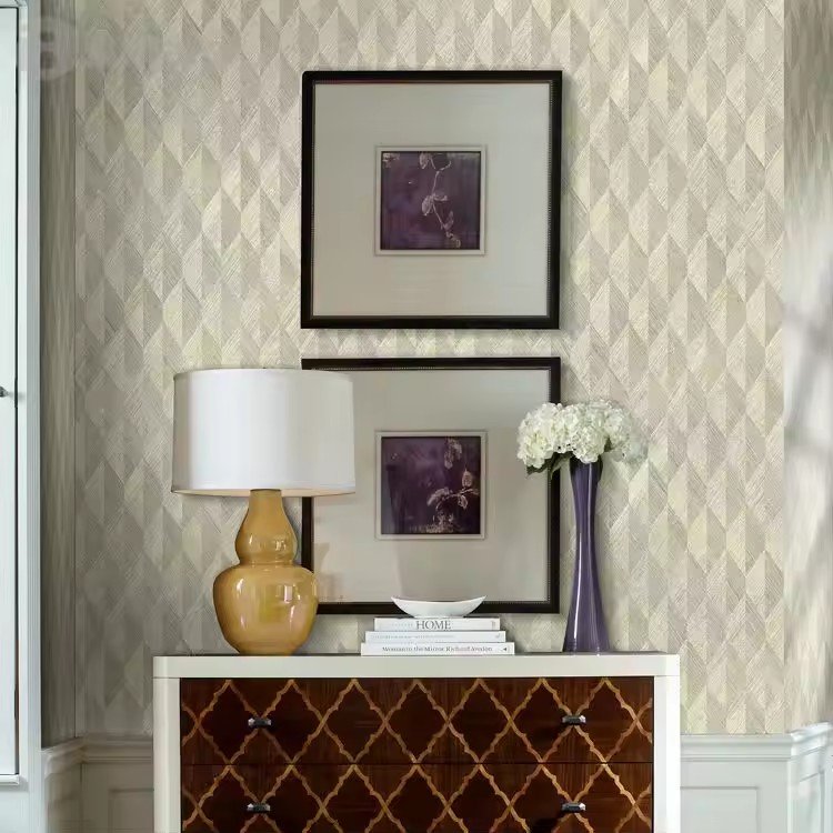 Home And Hotel Inner Wall Decor Wallcoating Nature Grasscloth Weave 3D Sisal Fibre Collage Wallpaper Roll