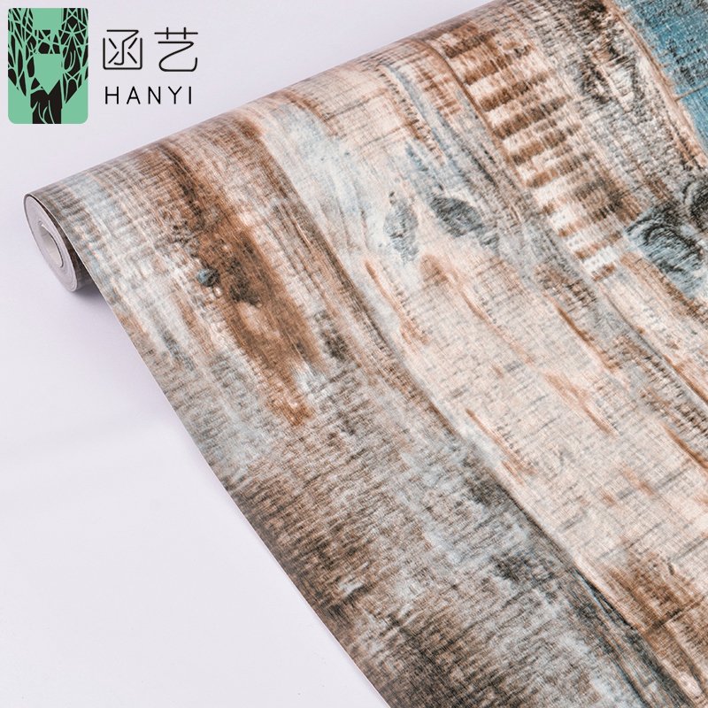 17.78inches Self adhesive paper peel and stick vinyl film furniture decorative waterproof wallpaper rolls