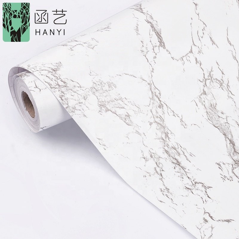 17.78inches Self adhesive paper peel and stick vinyl film furniture decorative waterproof wallpaper rolls