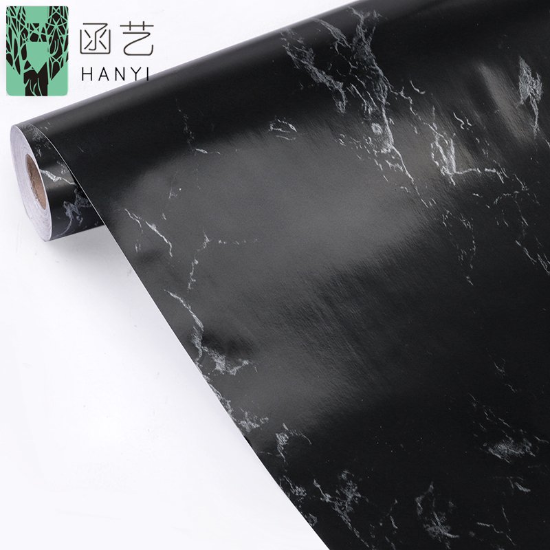 17.78inches Self adhesive paper peel and stick vinyl film furniture decorative waterproof wallpaper rolls
