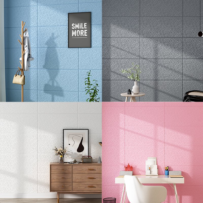 Modern 3D PVC Self-Adhesive Diatom Mud Grain Wallpaper Peel and Stick Waterproof Wall Panel for Bedroom Living Room Thick