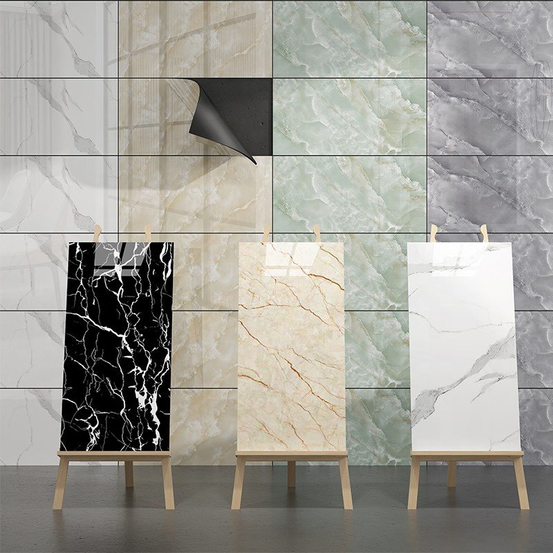 wall panel 3d Wallpaper sticker xpe stereoscopic wall wallpaper foam wallpanel bathroom self adhesive marble wallpaper 30 * 60cm