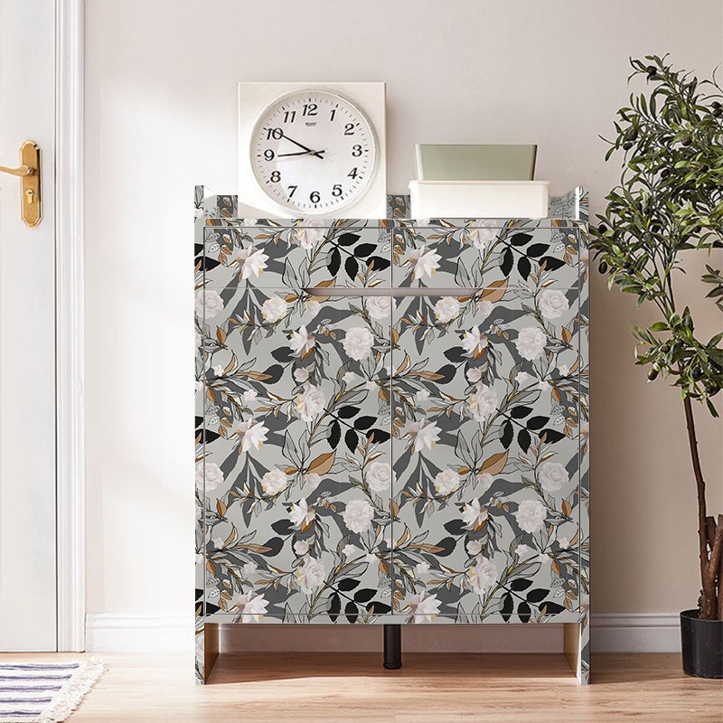 Modern 3D Floral Wallpaper Self-Adhesive PVC Waterproof Home Decoration Peel and Stick Rolls for Bathroom Free Sample