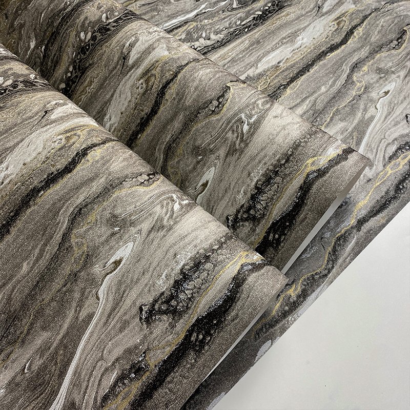 Simplicity light luxury style simulated marble pattern wallpaper living room dining room background wall personalized wallpaper