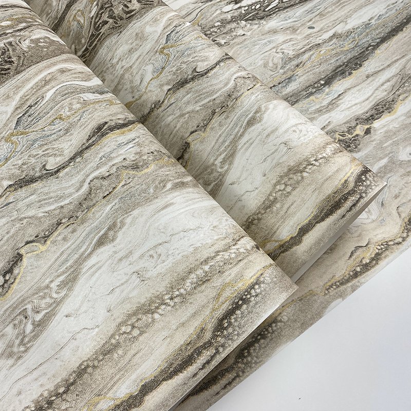 Simplicity light luxury style simulated marble pattern wallpaper living room dining room background wall personalized wallpaper