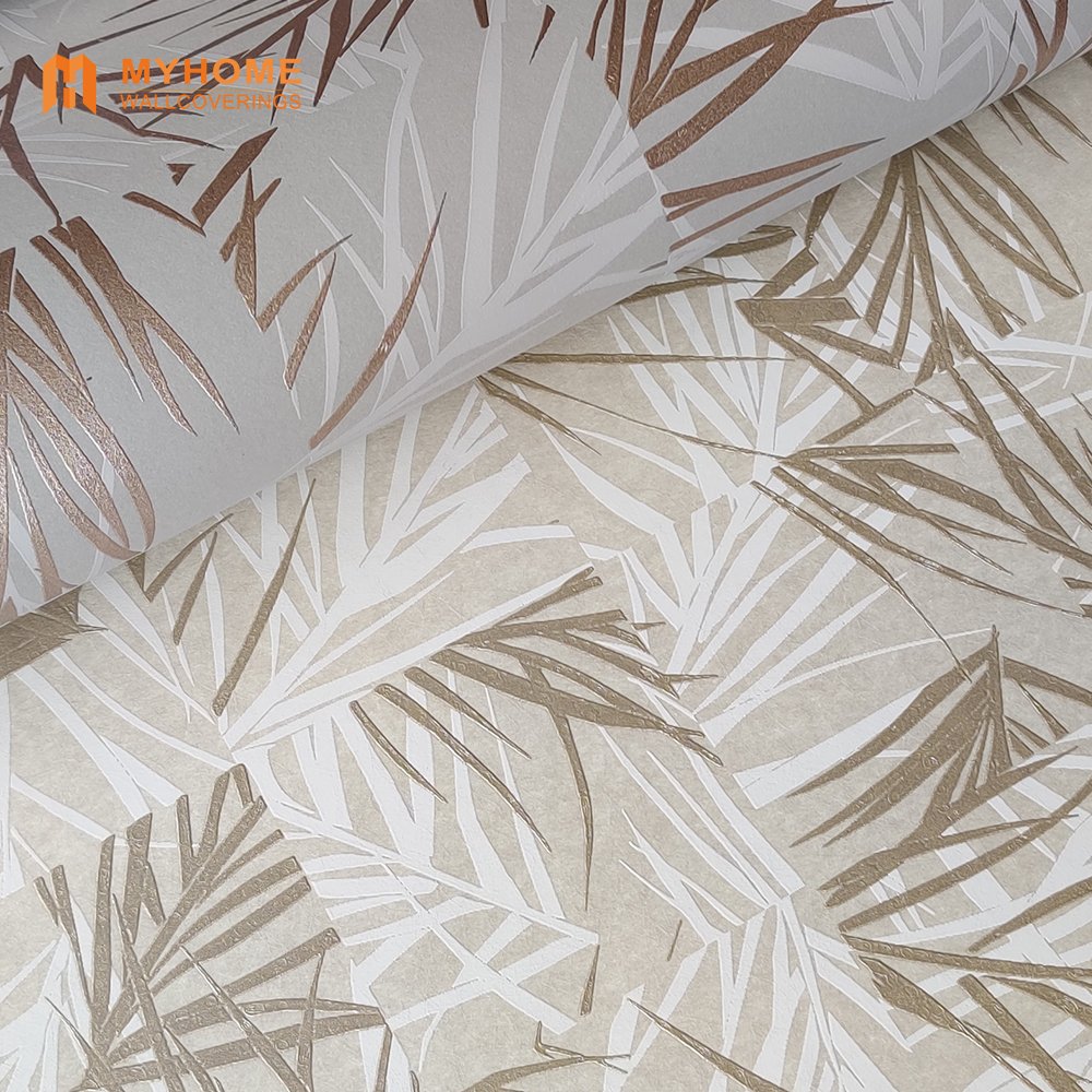 Modern Luxury Textured Metallic 3D Wallpaper For Living Room