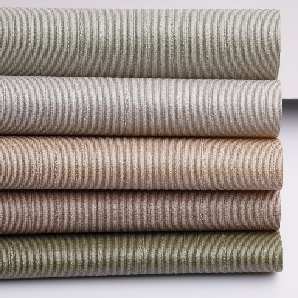 Wholesale Inventory solid color modern design wall paper smokeproof various color to choose pvc vinyl wallpaper for bedroom