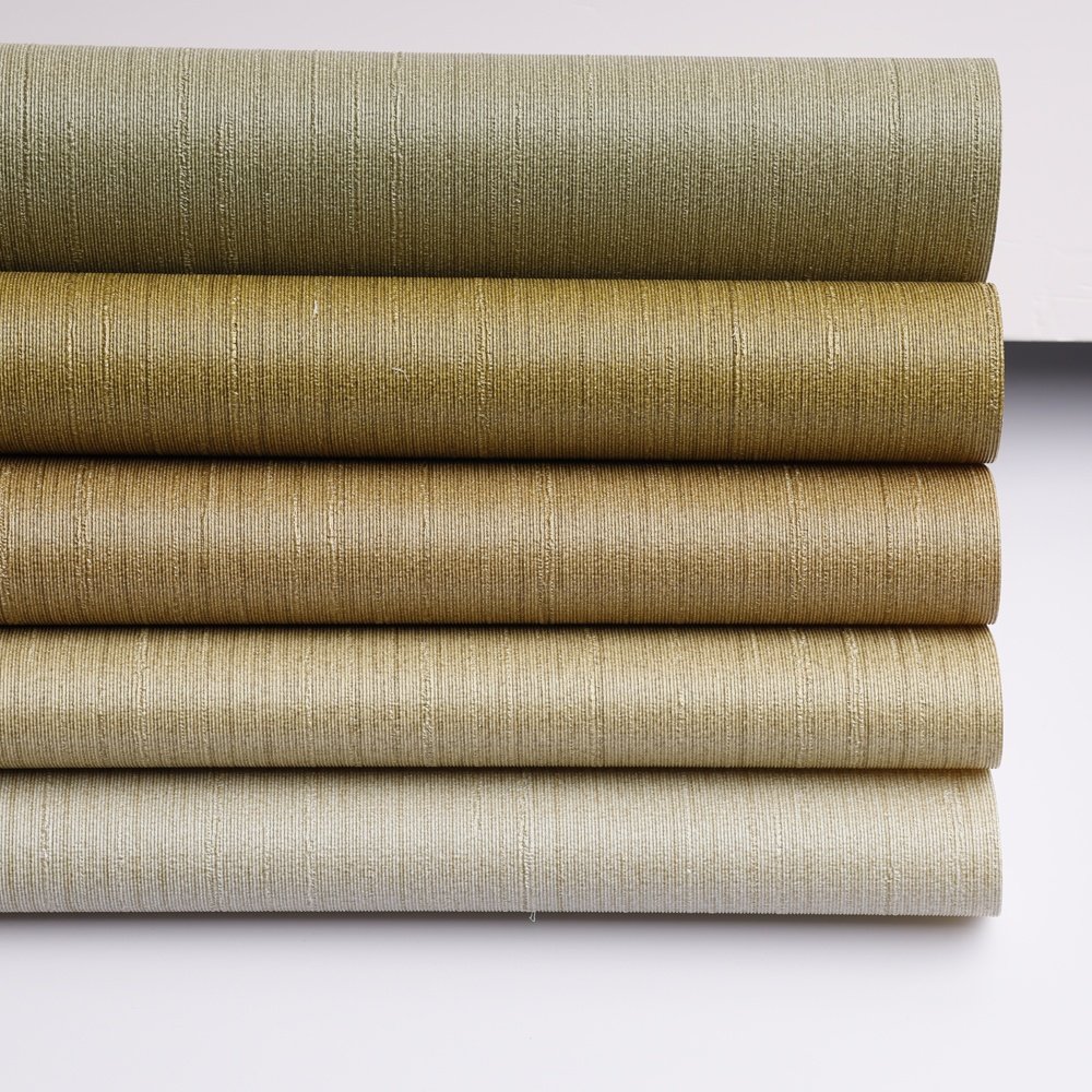 Wholesale Inventory solid color modern design wall paper smokeproof various color to choose pvc vinyl wallpaper for bedroom