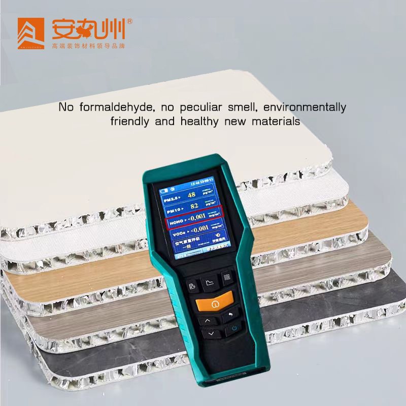 Waterproof and collision resistant stone plastic aluminum honeycomb panel