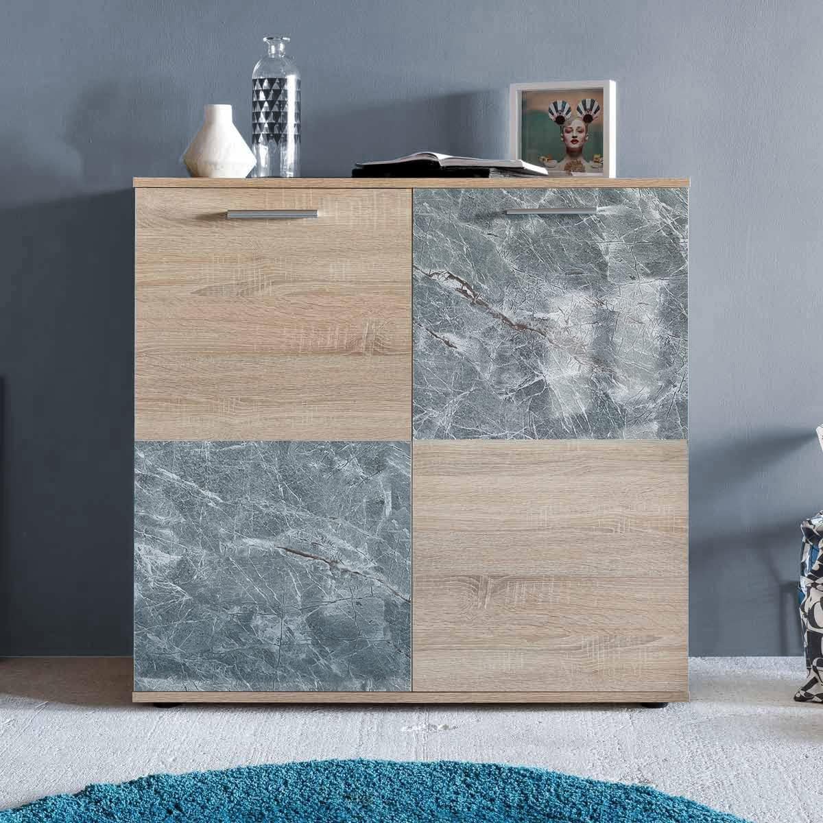 ORON High Glossy Marble Kitchen Wall paper Peel And Stick Self Adhesive 3D Marble Wallpaper Rolls For Wall decor