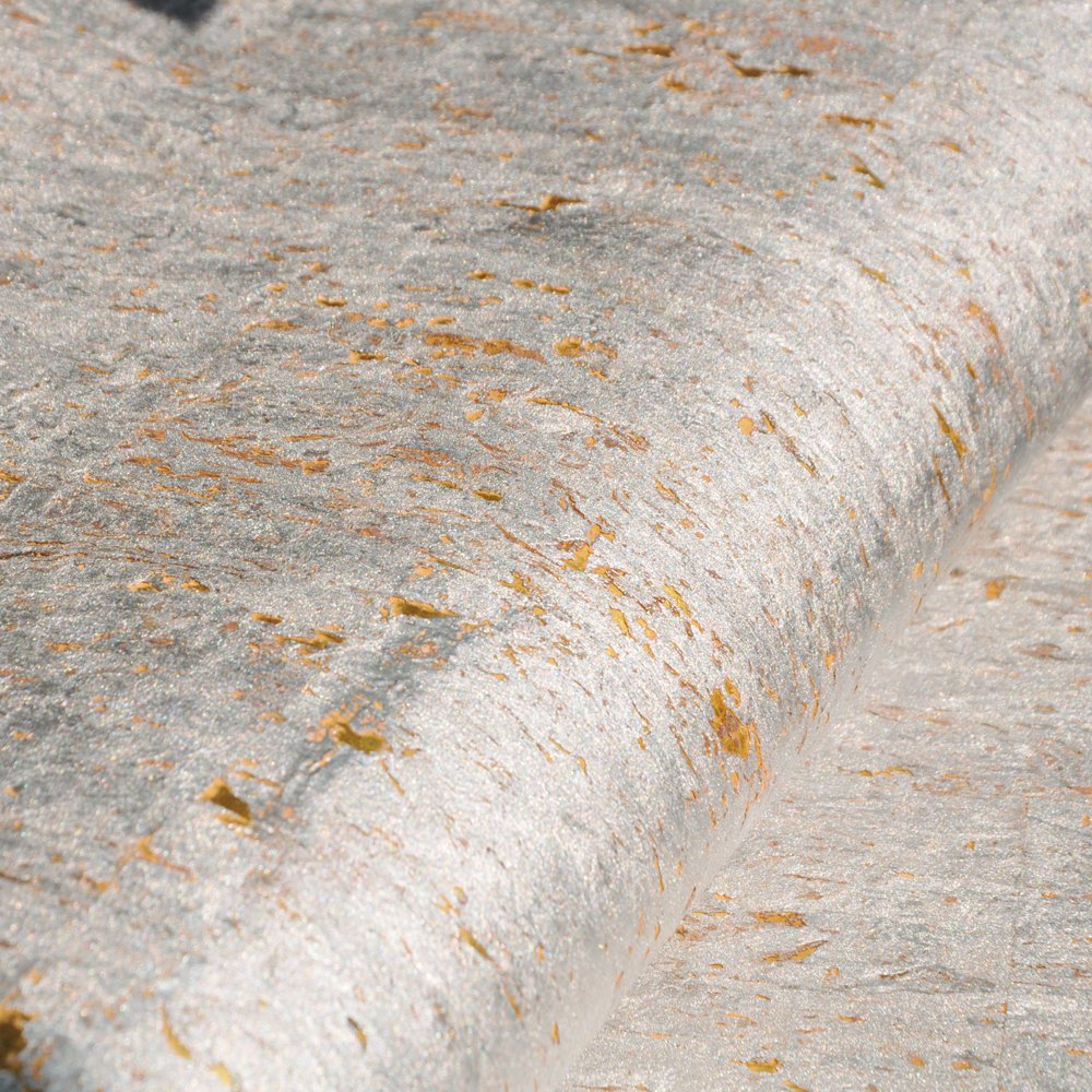 MYWIND 5.5*0.91M/ROLL New color Silver Gold Nordic style Real Cork Metallic Wallpaper For Home Decoration