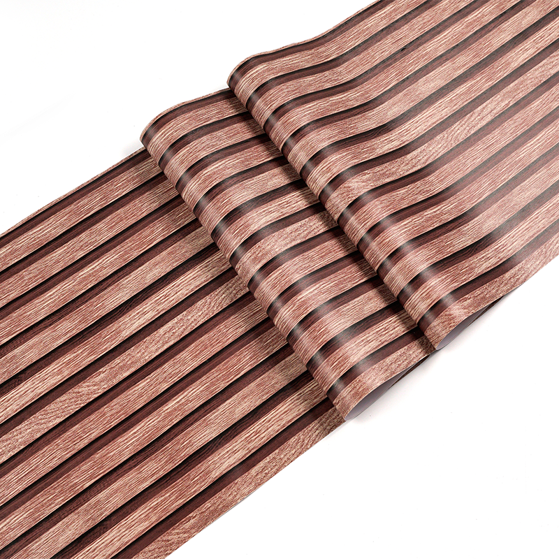 PVC Self-Adhesive Wallpaper Wood Stripe Grain Wall Paper Rolls Peel and Stick Vinyl Film Waterproof For Home Decor