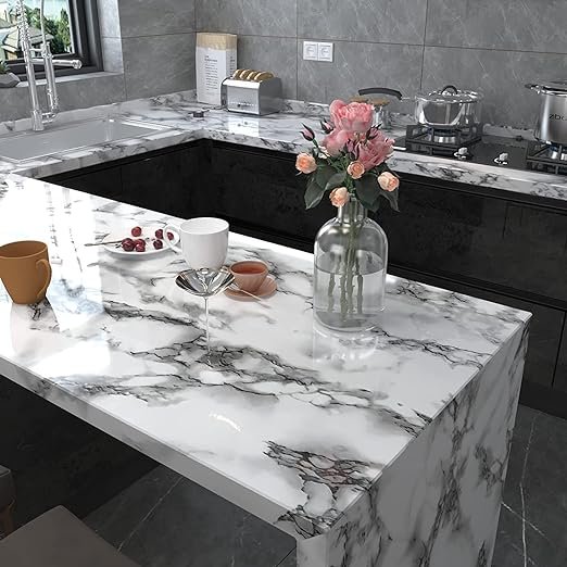 Cheap Marble sticker Wallpaper grey waterproof Peel and Stick Self Adhesive Wallpaper Removable for home decoration
