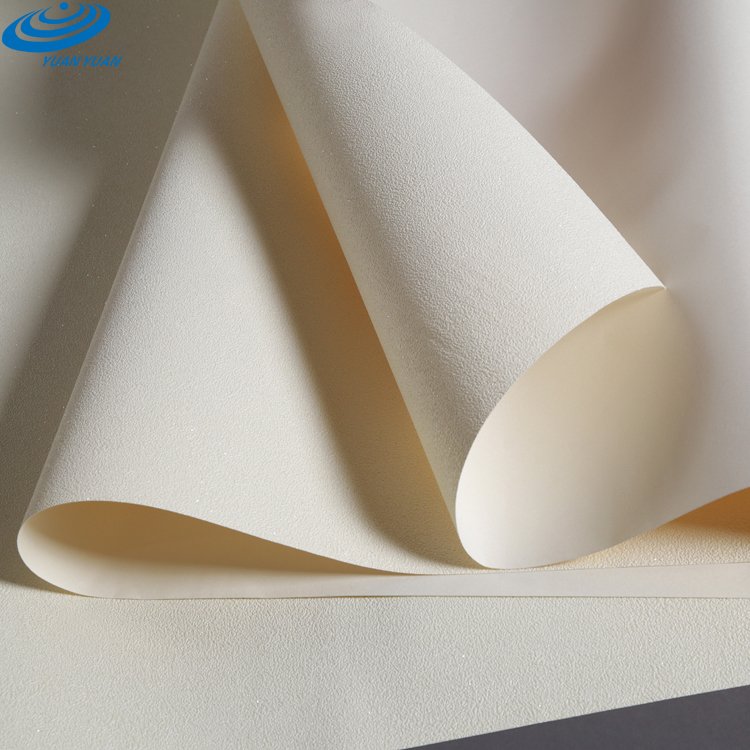 Eco-solvent Home Decoration Blank Printable Printing PVC Textured Wallpaper Raw Material Wall Paper Rolls