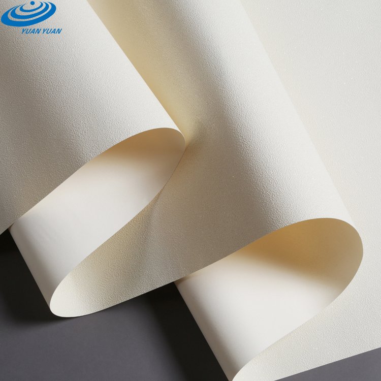 Eco-solvent Home Decoration Blank Printable Printing PVC Textured Wallpaper Raw Material Wall Paper Rolls