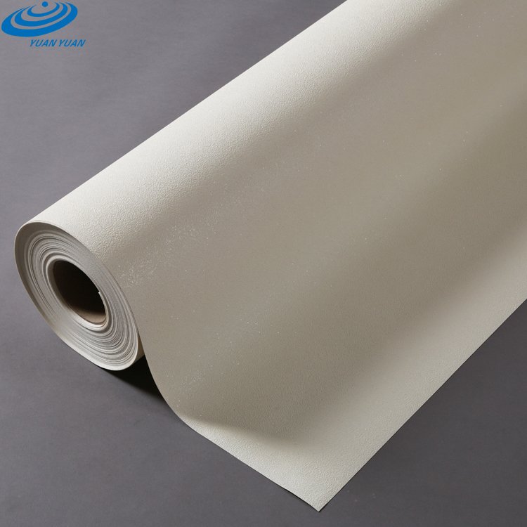 Eco-solvent Home Decoration Blank Printable Printing PVC Textured Wallpaper Raw Material Wall Paper Rolls
