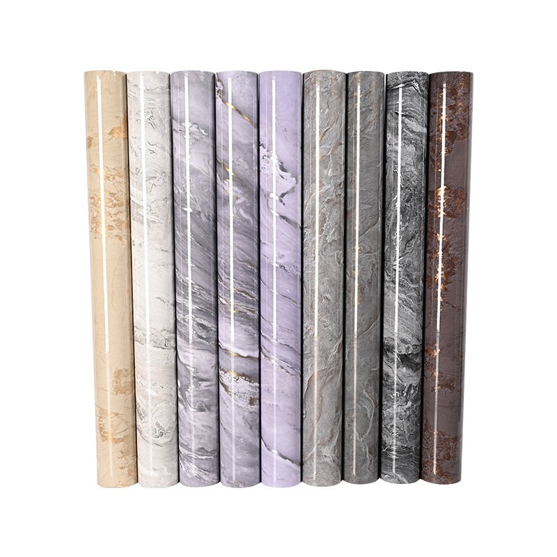PVC laminating film for kitchen for background hotel renovation furniture new arrival Decorative Wallpaper Roll