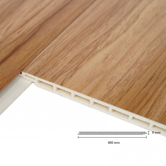 Top Seller High Quality Wood Stone grain Waterproof No formaldehyde PVC Flat Wall Panel for Restaurant Decoration (Pima)